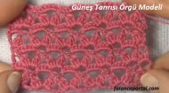 Güneş Tanrısı Örgü Modeli
