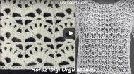 Horoz İbiği Örgü Modeli