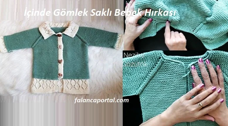 icinde gomlek sakli bebek hirkasi 1