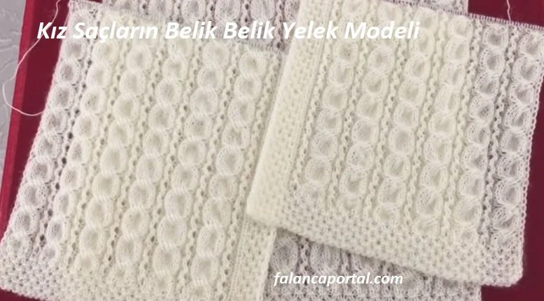 kiz saclarin belik belik yelek modeli 1