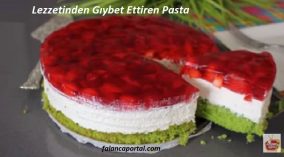 Lezzetinden Gıybet Ettiren Çilekli Pasta