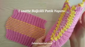 1 saatte Bağcıklı Patik Yapımı