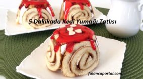 5 Dakikada Kedi Yumağı Tatlısı