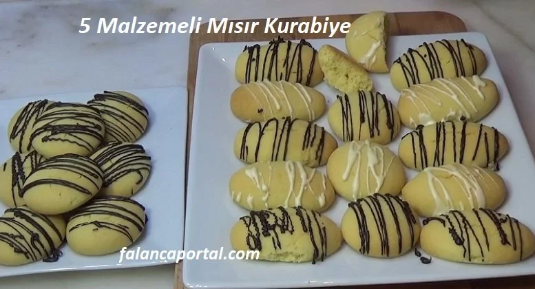 5 malzemeli misir kurabiye 1