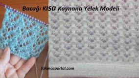 Bacağı Kısa Kaynana Yelek Modeli