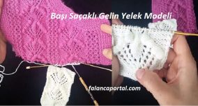 Başı Saçaklı Gelin Yelek Modeli