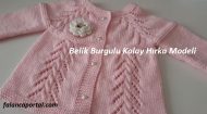 Belik Burgulu Kolay Hırka Modeli