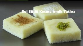 Bol Sütlü Kesme İrmik Tatlısı Tarifi