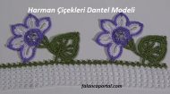 Harman Çiçekleri Dantel Modeli