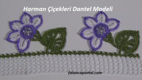 Harman Çiçekleri Dantel Modeli