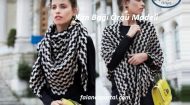 Kan Bağı Örgü Şal Modeli