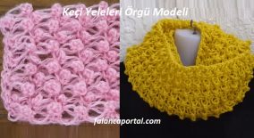 Keçi Yeleleri Örgü Modeli