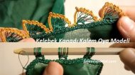 Kelebek Kanadı Kalem Oya Modeli