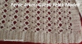 Perde Arkası Güzeli Yelek Modeli