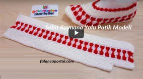 Sabit Kaynana Yolu Patik Modeli