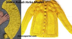 Sivilce Robalı Hırka Modeli