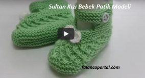Sultan Kızı Bebek Patik Modeli