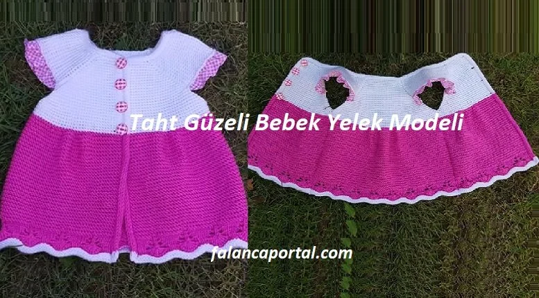 taht guzeli bebek yelek modeli 1