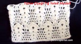 Tütün Çiçeği Tığ Yelek Modeli