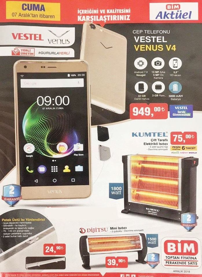 7 Aralık 2018 Bim Aktüel Ürünleri 3