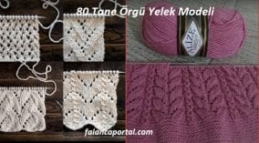 80 Tane Örgü Yelek Modeli