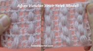 Ağıza Vurulan zincir Yelek Modeli