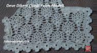 Deve Dikeni Çiçeği Yelek Modeli