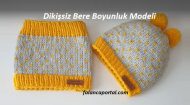 Dikişsiz Bere Boyunluk Modeli