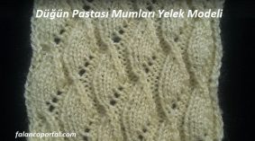 Düğün Pastası Mumları Yelek Modeli