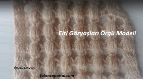 Elti Gözyaşları Örgü Modeli