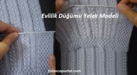 Evlilik Düğümü Yelek Modeli