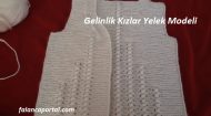 Gelinlik Kızlar Yelek Modeli