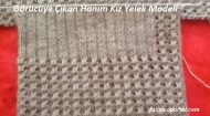 Görücüye Çıkan Hanım Kız Yelek Modeli