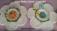 Güne Bakan Çiçeği Lif Modeli