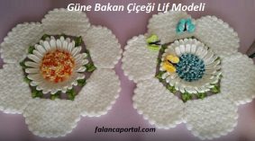 Güne Bakan Çiçeği Lif Modeli