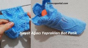 Hayat Ağacı Yaprakları Bot Patik