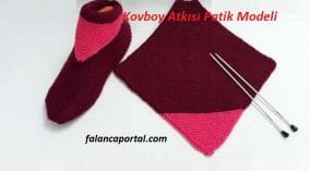 Kovboy Atkısı Patik Modeli