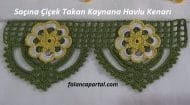 Saçına Çiçek Takan Kaynana Havlu Kenarı