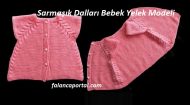 Sarmaşık Dalları Bebek Yelek Modeli