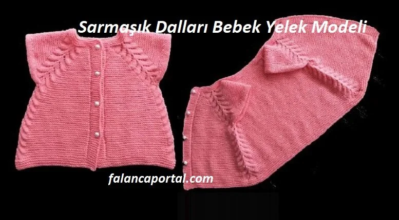 sarmasik dallari bebek yelek modeli 1