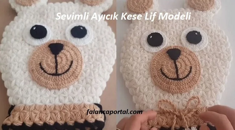 sevimli ayicik kese lif modeli 1