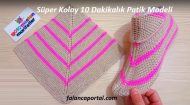 Süper Kolay 10 Dakikalık Patik Modeli