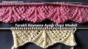 Taraklı Kaynana Ayağı Örgü Modeli