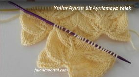 Yollar Ayırsa Biz Ayrılamayız Yelek Modeli