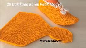 10 Dakikada Kürek Patik Modeli