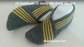 10 Dakikada Ör Katla Giy Patik Modeli