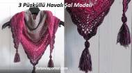 3 Püsküllü Havalı Şal Modeli