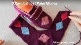 5 Karolu Babet Patik Modeli