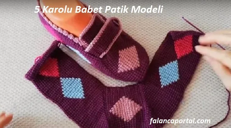 5 karolu babet patik modeli 1