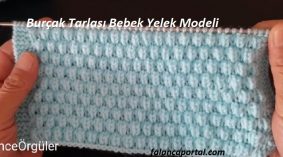 Burçak Tarlası Bebek Yelek Modeli